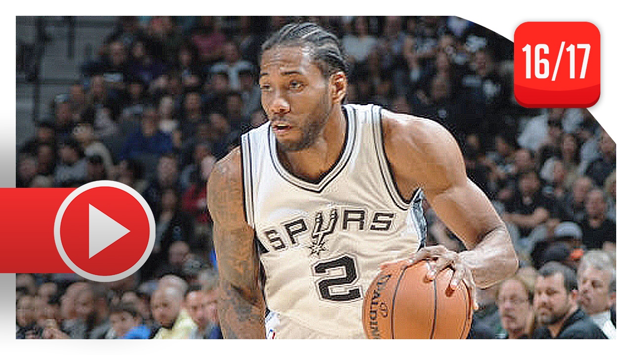 Kawhi Leonard Highlights vs Thunder (2017.01.31) - 36 Pts, 8 Reb