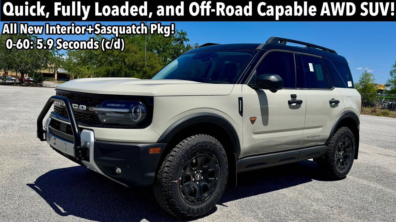 2025 Ford Bronco Sport Badlands(Sasquatch): TEST DRIVE+FULL REVIEW