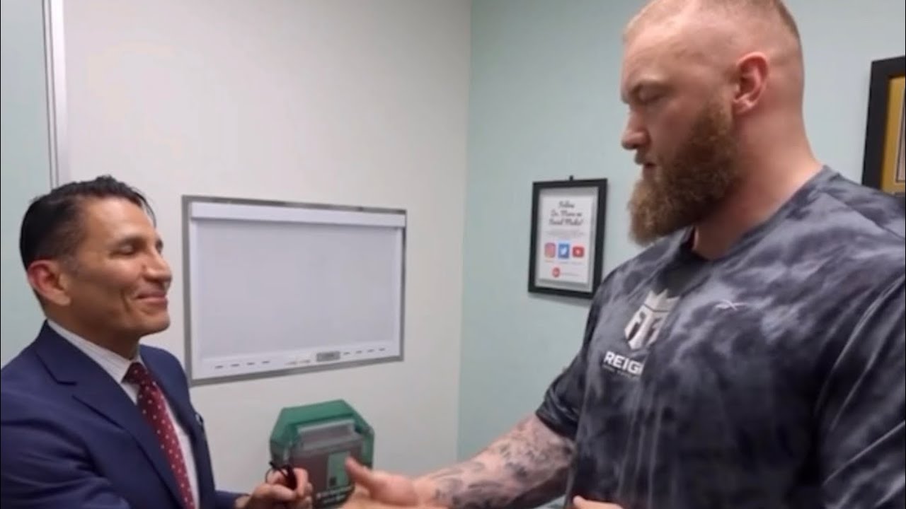 Surgeon Repairs Pec of World’s Strongest Man #MoraMD #PecFlexFix
