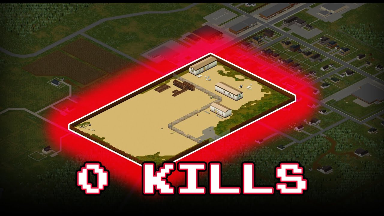 Can I Survive in Project Zomboid Without KILLING Anyone? (PACIFIST CHALLENGE)