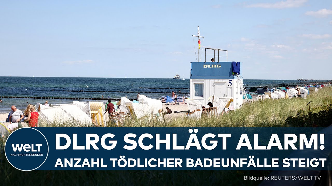 DLRG WARNT: Immer mehr Badeunf&auml;lle &ndash; Eigene Schwimm-F&auml;higkeiten werden wohl &uuml;bersch&auml;tzt
