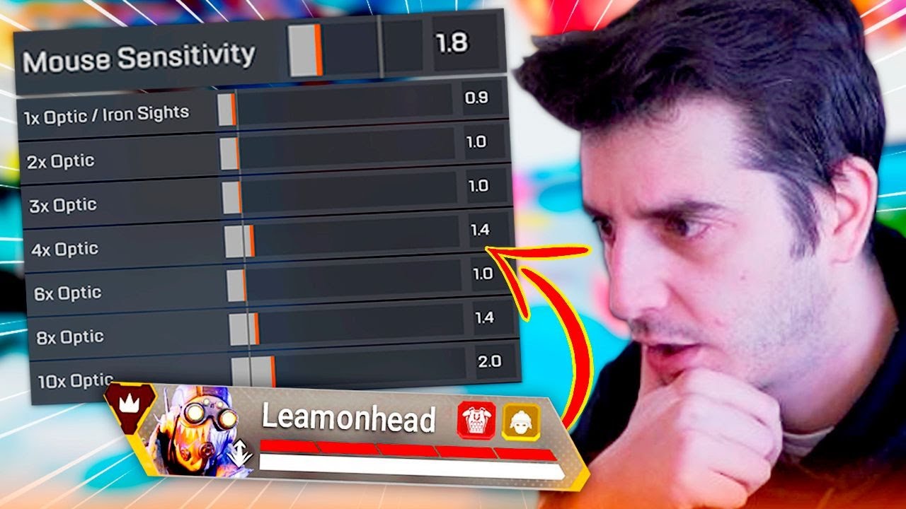 JUEGO con la SENSIBILIDAD de LEAMONHEAD en APEX LEGENDS! 🔥
