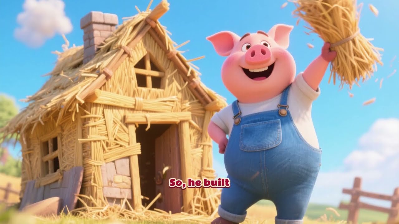 The Three Little Pigs 🐷🏠 | A Bedtime Story for Kids | Classic Fairy Tale | Kids Fun Time