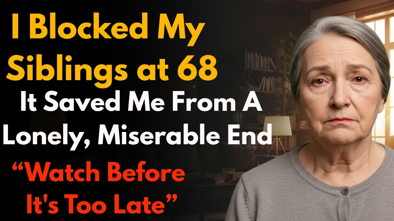 I Blocked My Siblings at 68 - Treating Them Like Strangers Saved Me (No Regrets)
