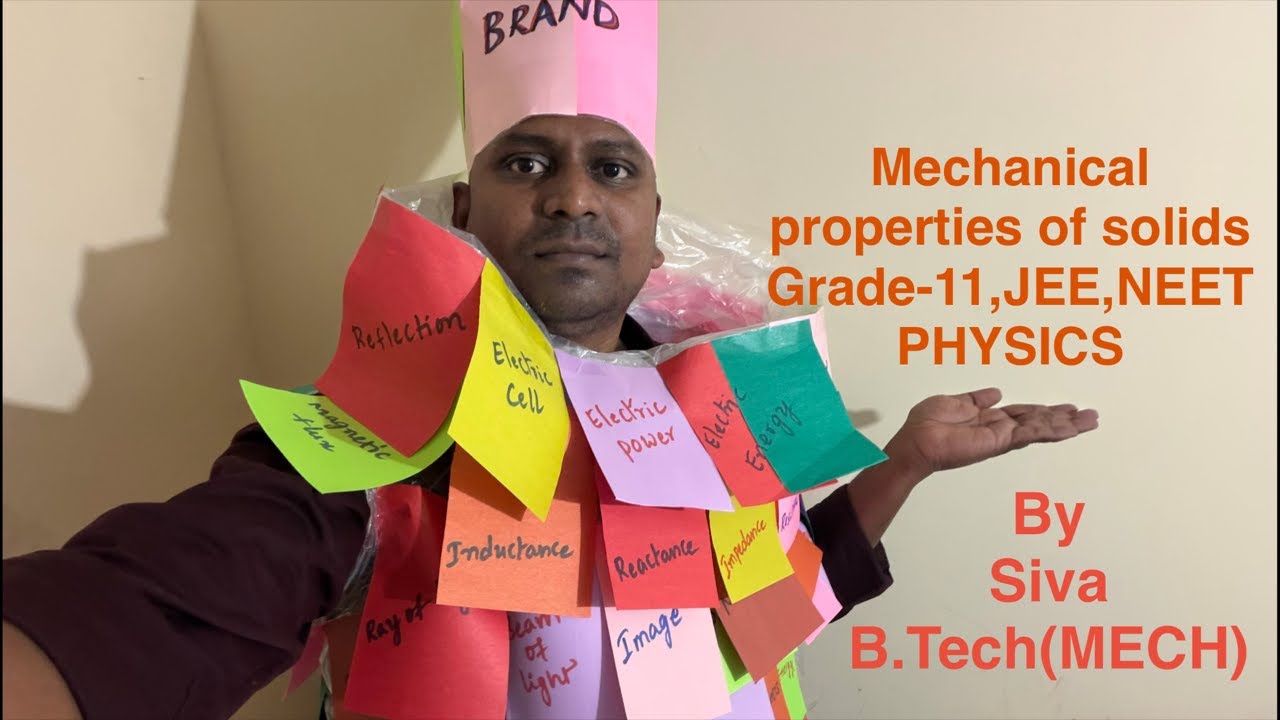 Mechanical properties of solids/Grade-11/JEE/NEET/Physics