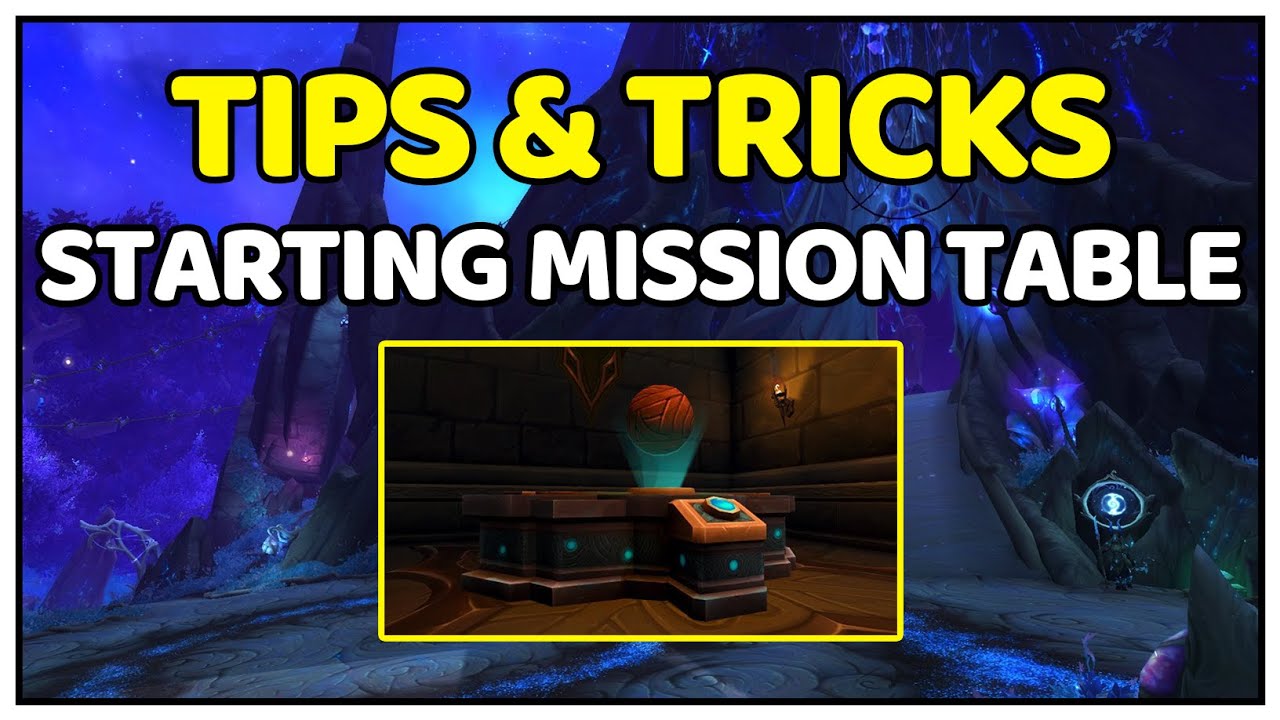 TIPS & TRICKS On A Fresh Lvl 60 To Start Mission Tables | Shadowlands Goldmaking