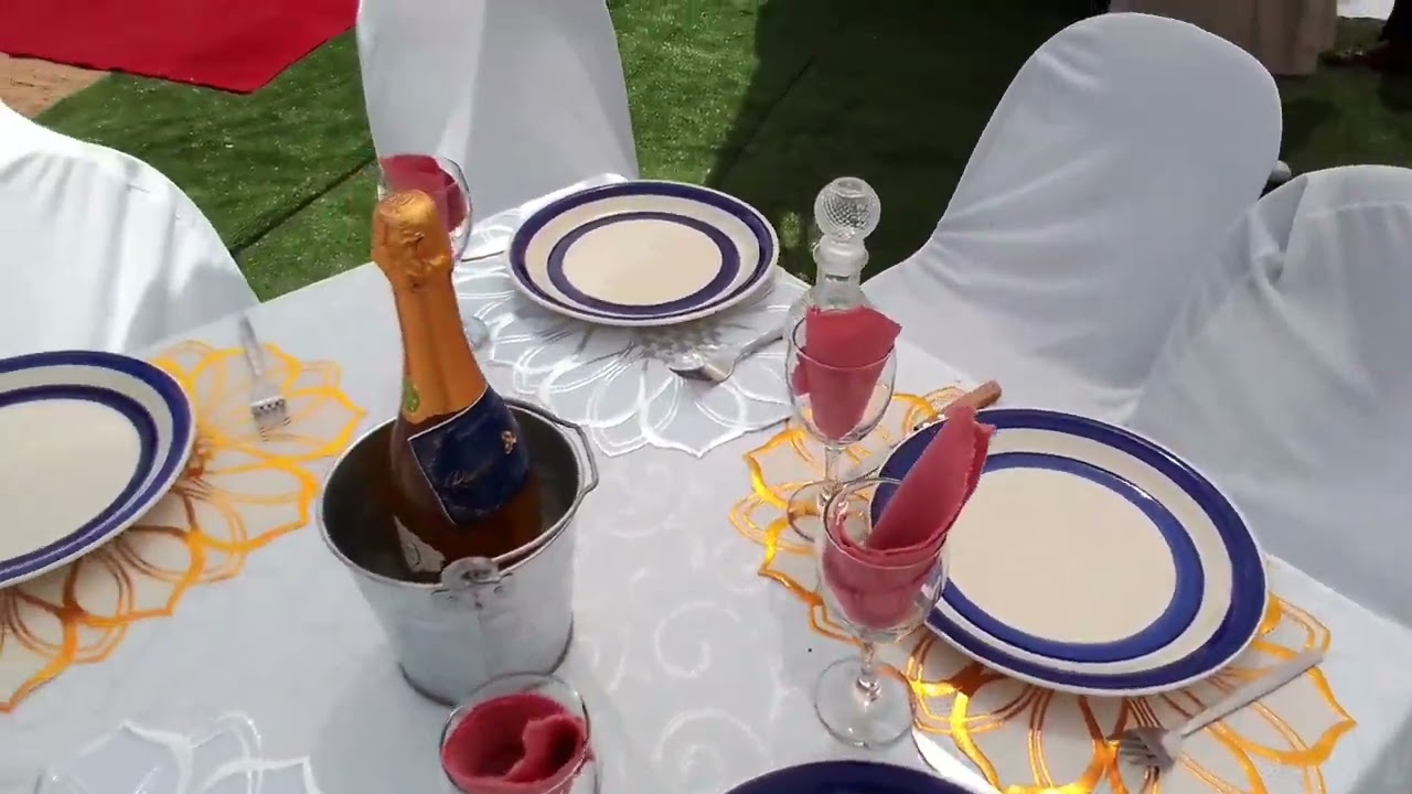 OSHIWAMBO WEDDING TENT DECORATION || DAY 1&2 (Uncle Kapuka's wedding).