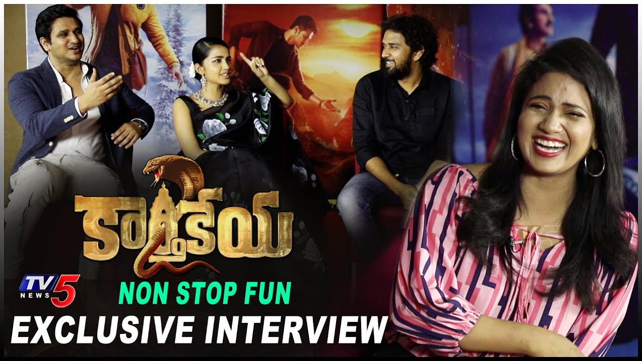 Karthikeya 2 Team Hilarious Interview with TV5 | Nikhil, Anupama, Chandoo Mondeti | TV5 Tollywood