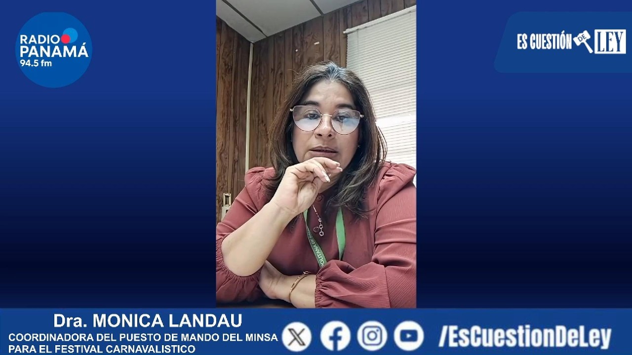 COORDINADORA DEL PUESTO DE MANDO DEL MINSA PARA EL FESTIVAL CARNAVALISTICO