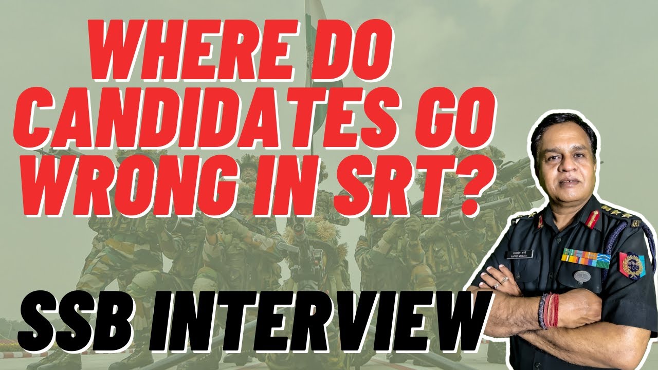 Candidates go wrong in SRT (Situation Reaction Test) | SSB Interview