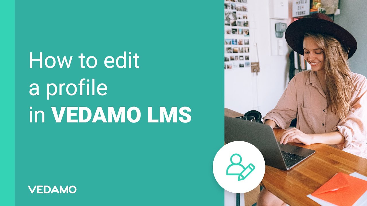 How to edit a profile in VEDAMO LMS