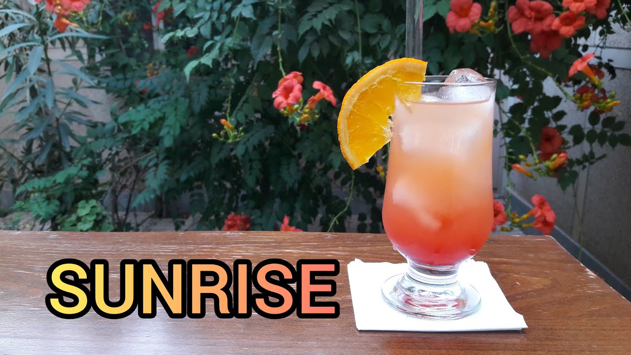 Sunrise cocktail: How to make homemade sunrise cocktail