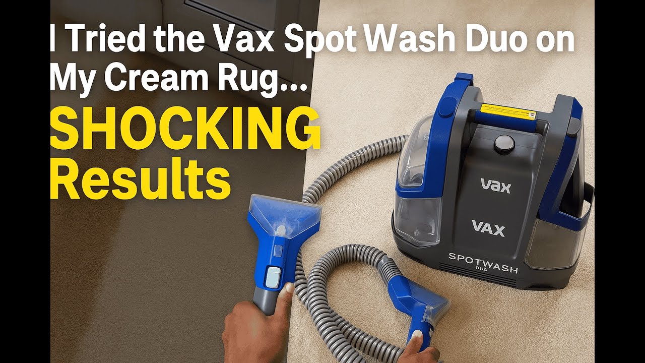 I Tried the Vax Spot Wash Duo on My Cream Rug… SHOCKING Results #CarpetCleaning #rugcleaning