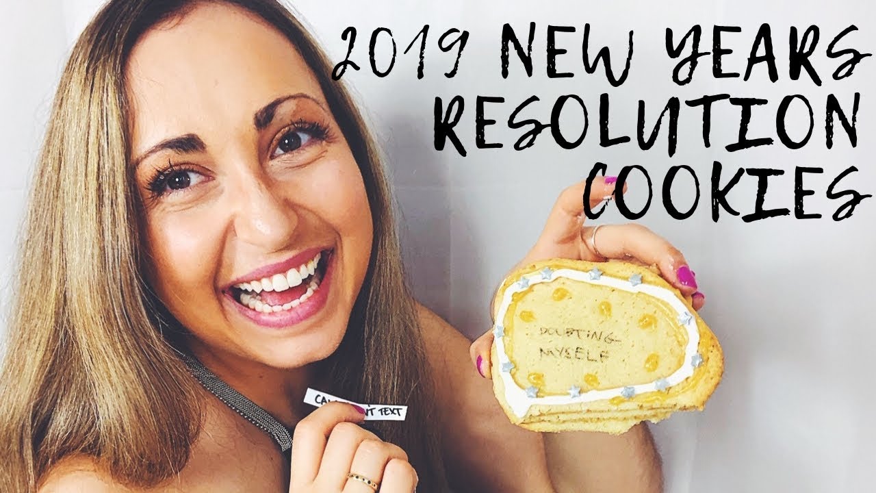 2020 NEW YEARS COOKIES  & Food Ideas | How to Make RESOLUTION COOKIES Recipe Tutorial! | New Years