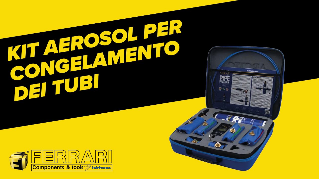Come usare il kit aerosol per congelamento dei tubi