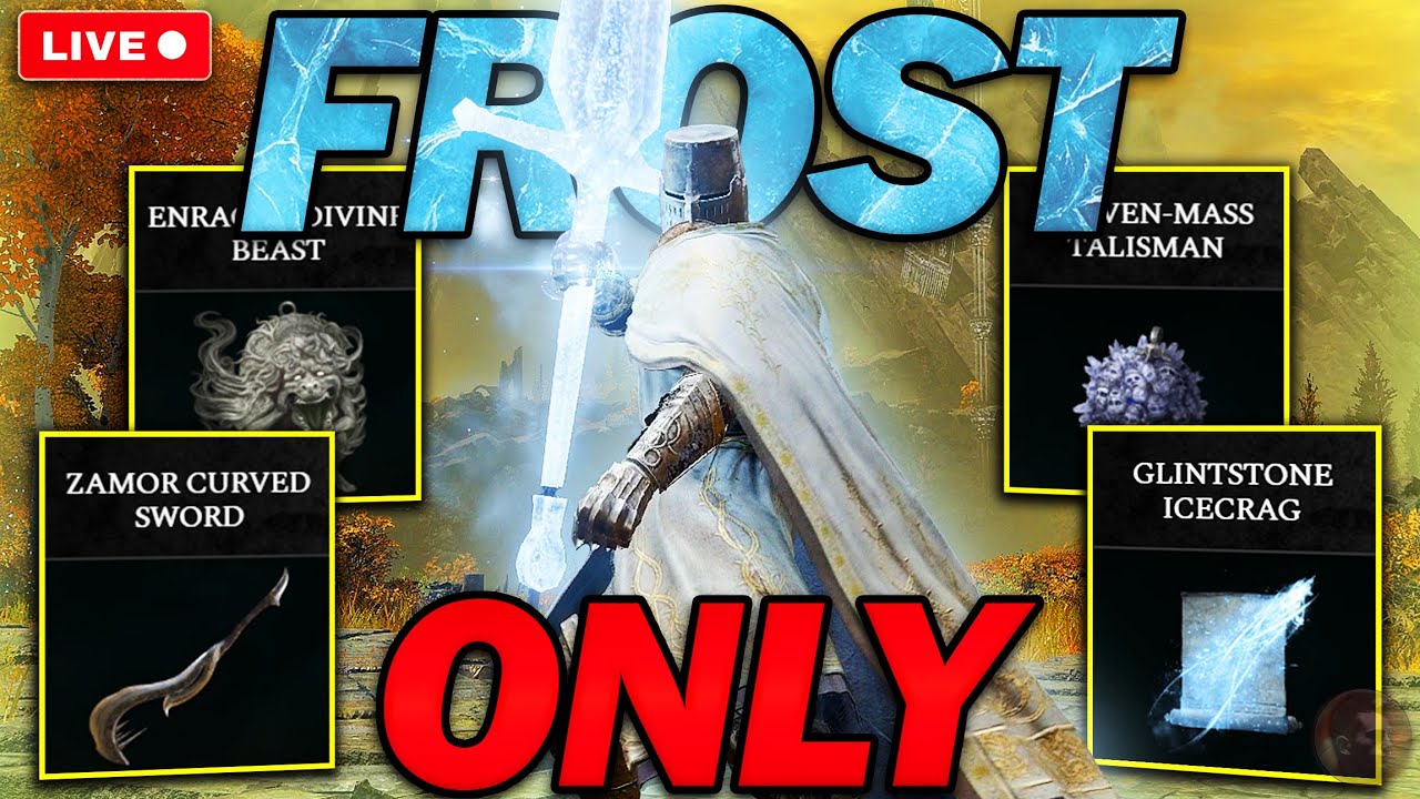 DESTROYING Every Boss In Elden Ring With an INSANE FROST BUILD!