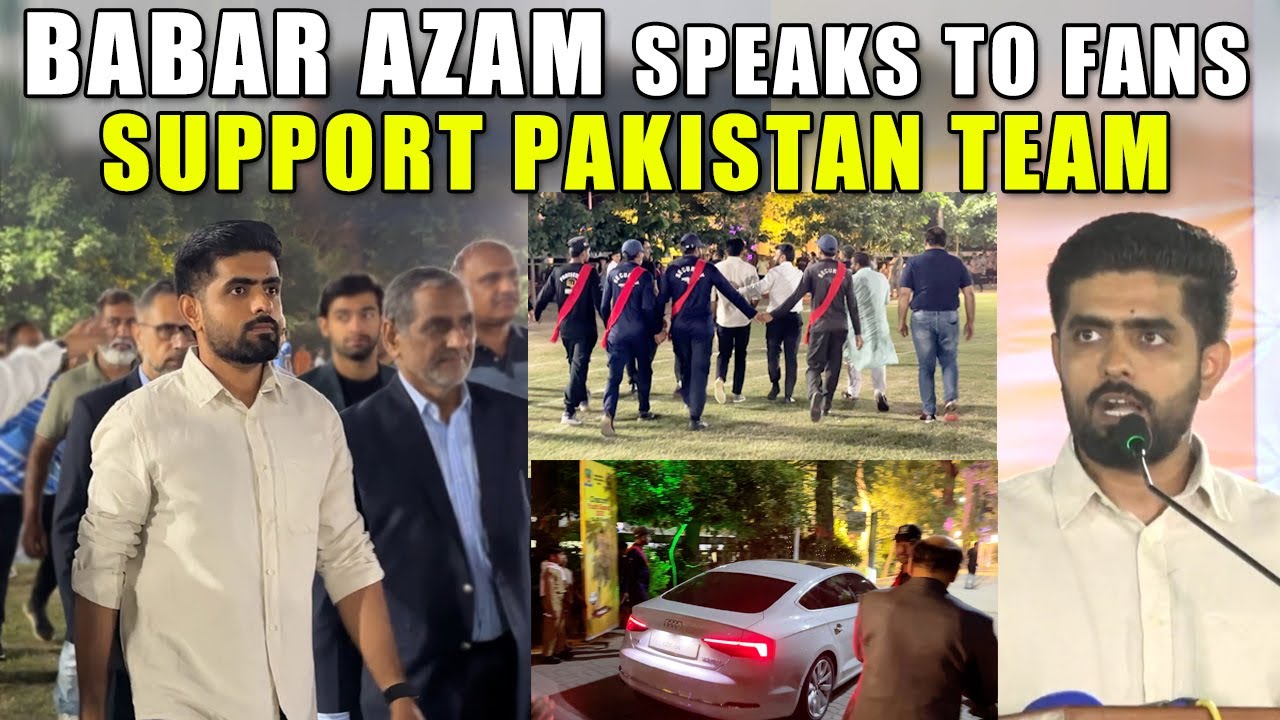 Fans Go Crazy on Babar Azam&rsquo;s Entry at School Event in Lahore