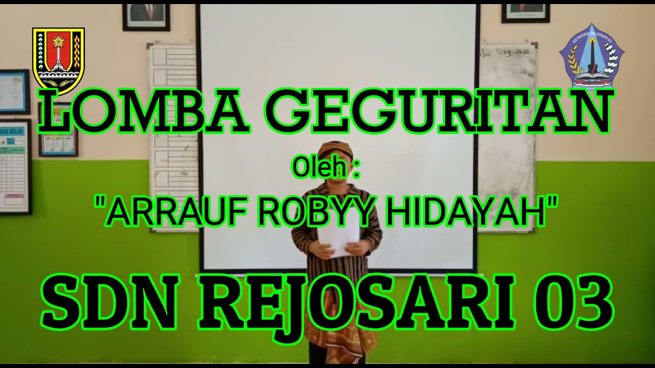 LOMBA GEGURITAN KOTA SEMARANG (SDN REJOSARI 03)