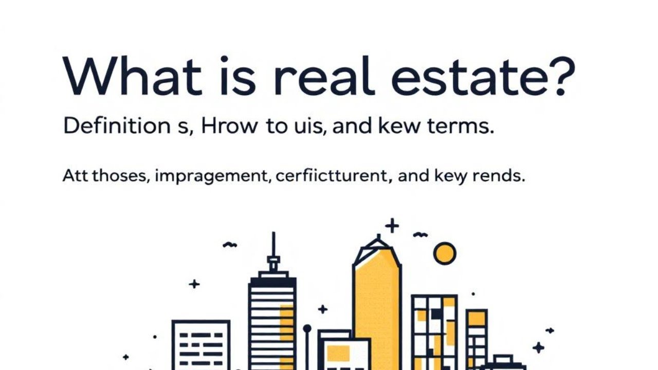 What is Real Estate: Definition, Types, How It Works, Investment, and Key Terms