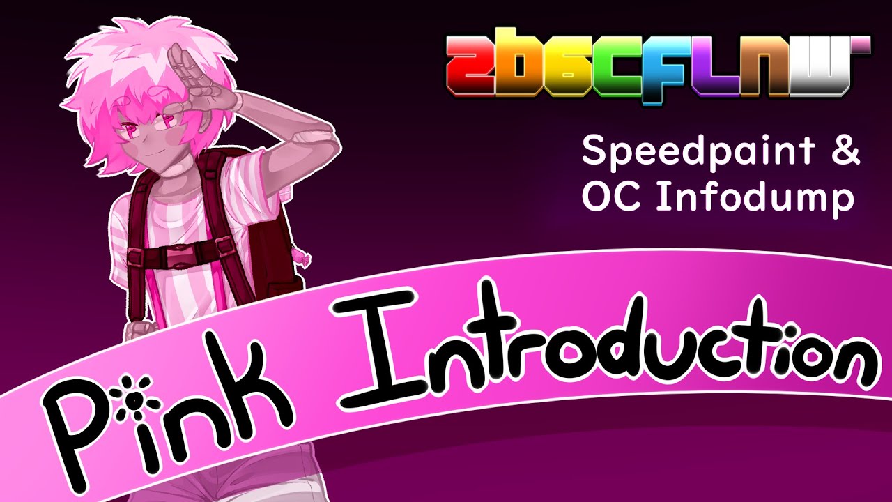 🌈2b6cflnw' Character Intro: Pink (OC Speedpaint)