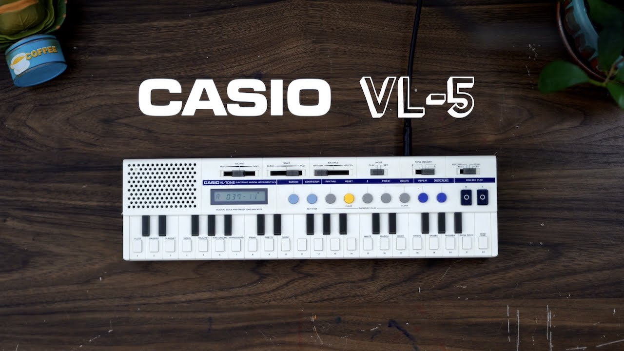 Casio VL-Tone VL-5, the VL-1's Less Cool But Polyphonic Brother | How Does It Sound?