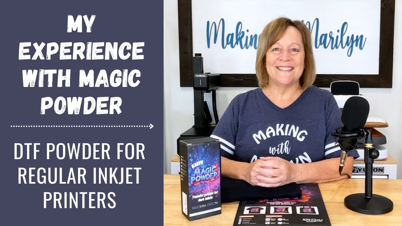 Magic Powder for Making DTF Transfers with a Regular Inkjet Printer