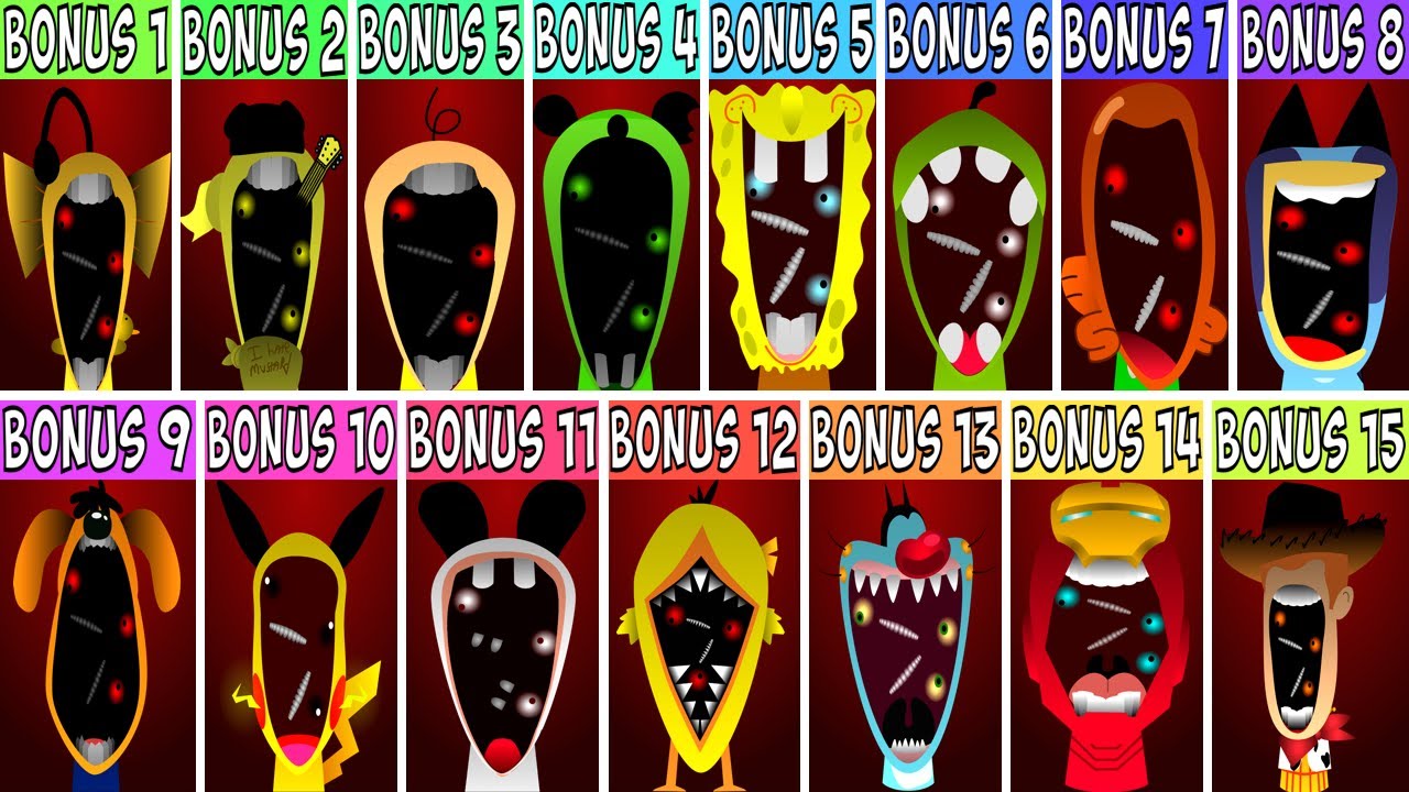 EVERY OC & BONUS Characters From Sprunki PHASE 3