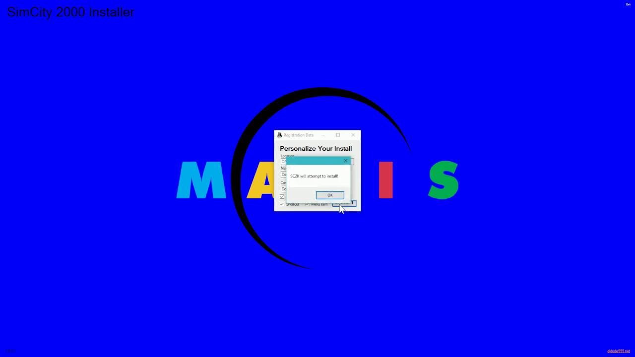Installing SimCity 2000 on Windows 7, Windows 8, Windows 8.1 and Windows 10