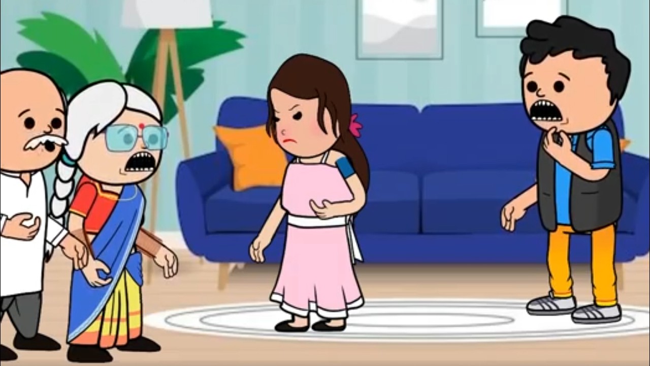 गर्भवती होने का इल्जाम | (भाग -4) 😡😭 (ghar ghar ki kahani cartoon me) moral story