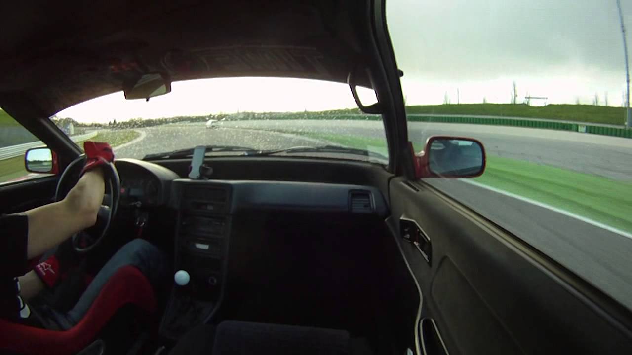 Honda CRX - 2014 Italian Time Attack @ Misano Circuit - Superlap with brake pump failure