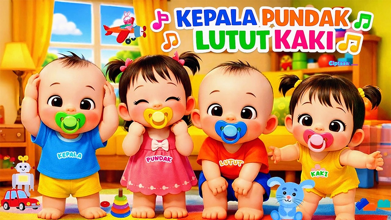 Kepala Pundak Lutut Kaki - Lagu Senam Anak AI Indonesia Lucu | Lagu Untuk Anak Hebat