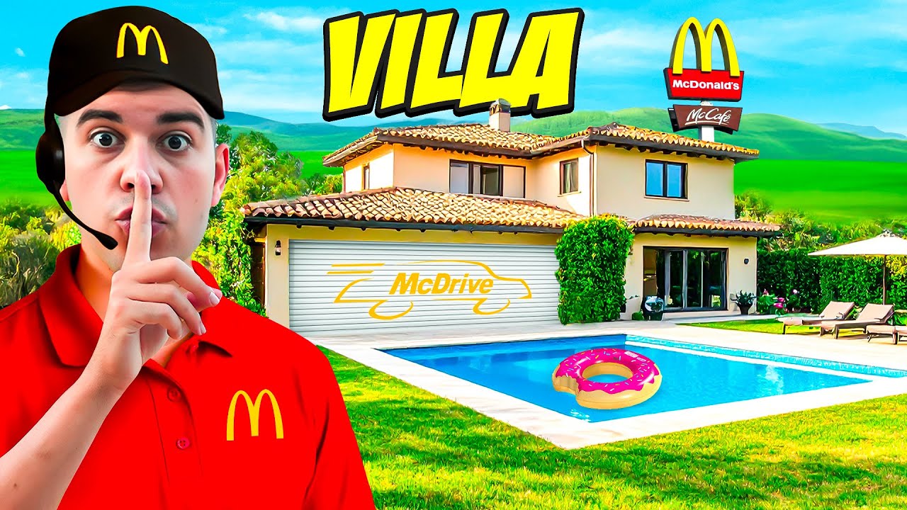 🍟 HO COSTRUITO un McDONALD’S SEGRETO in VILLA!! 🏡
