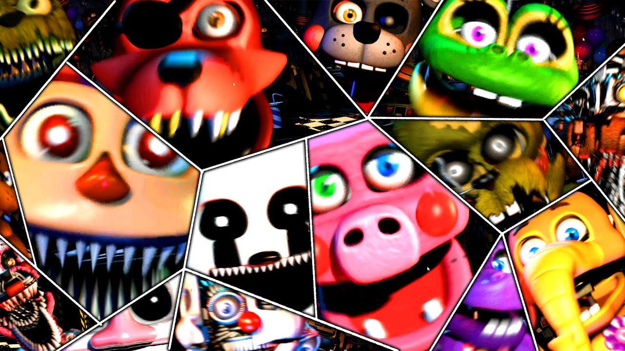 Ultimate Custom Night Все скримеры