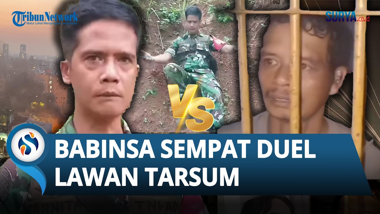 AKSI HEROIK Babinsa saat Lumpuhkan Pelaku Mutilasi Ciamis, Duel Vs Tarsum Pakai Tangan Kosong!