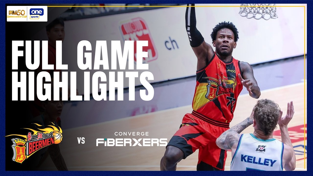 SAN MIGUEL vs CONVERGE | FULL GAME HIGHLIGHTS | PBA SEASON 50 COMMISSIONER&rsquo;S CUP