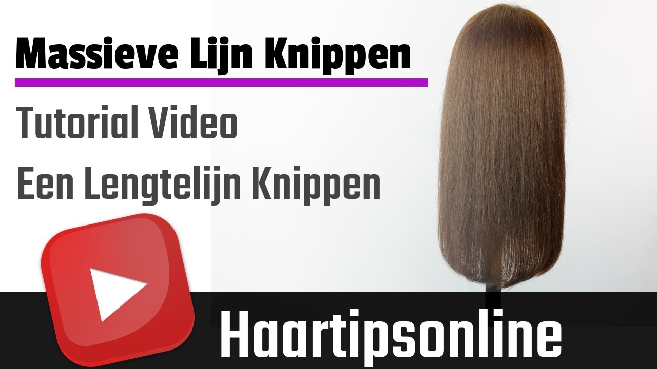 Massieve Lijn Knippen Instructie Video Lengte Lijn Knippen  ❤✂Haartipsonline