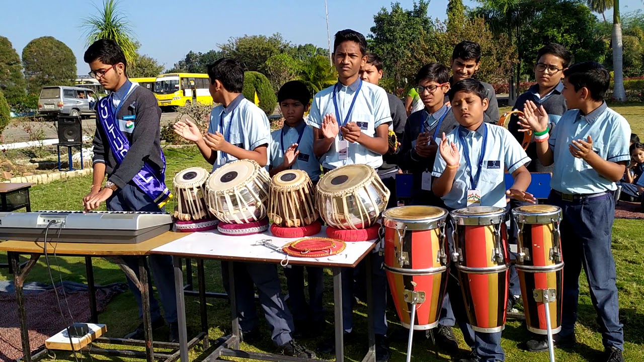 Welcoming Music by skyline school students