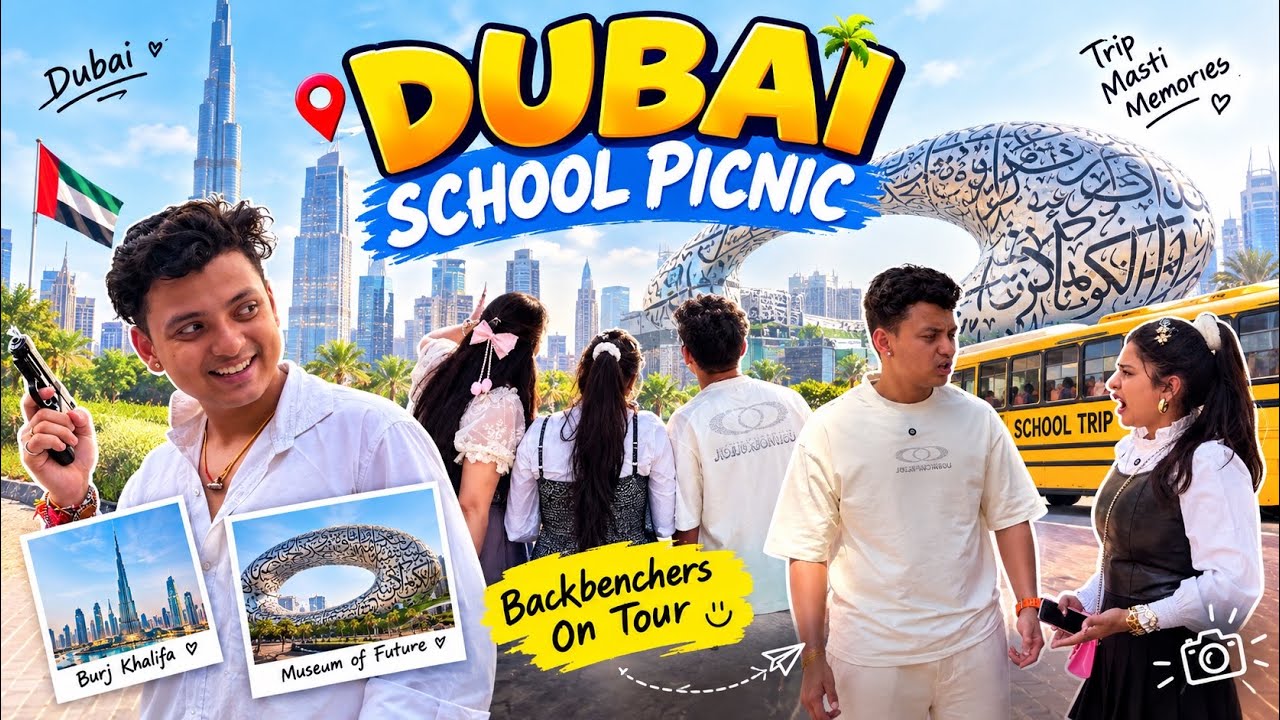 Dubai School🏫 picnic 😂 || Chetan the backbencher || part 1