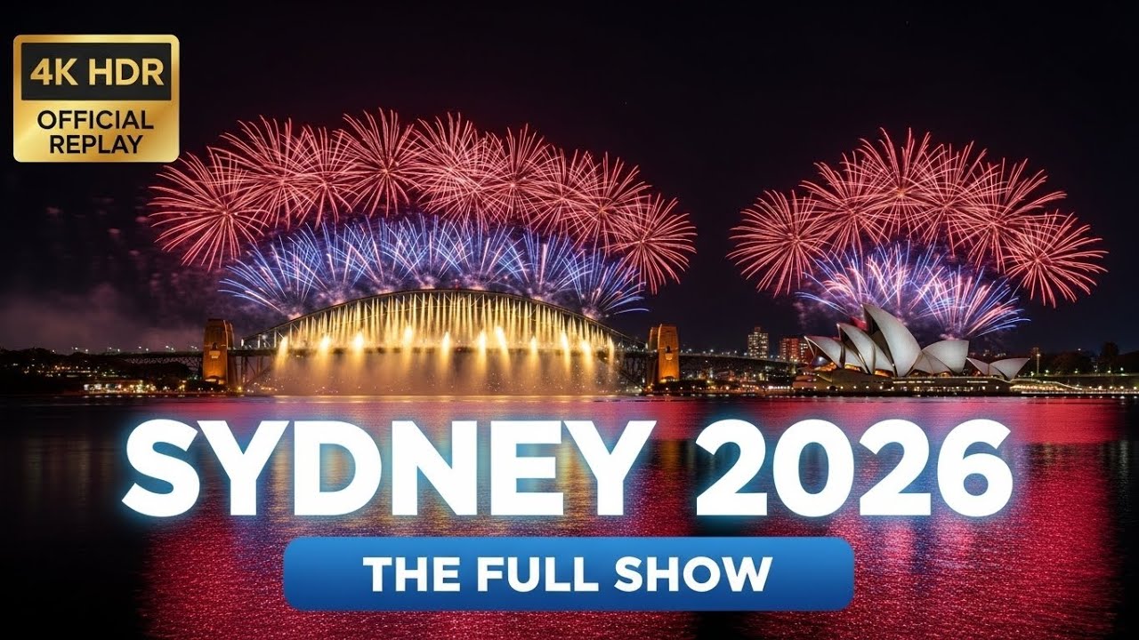 Sydney New Year Fireworks 2026 🎆 | World-Famous Harbour Bridge & Opera House Show