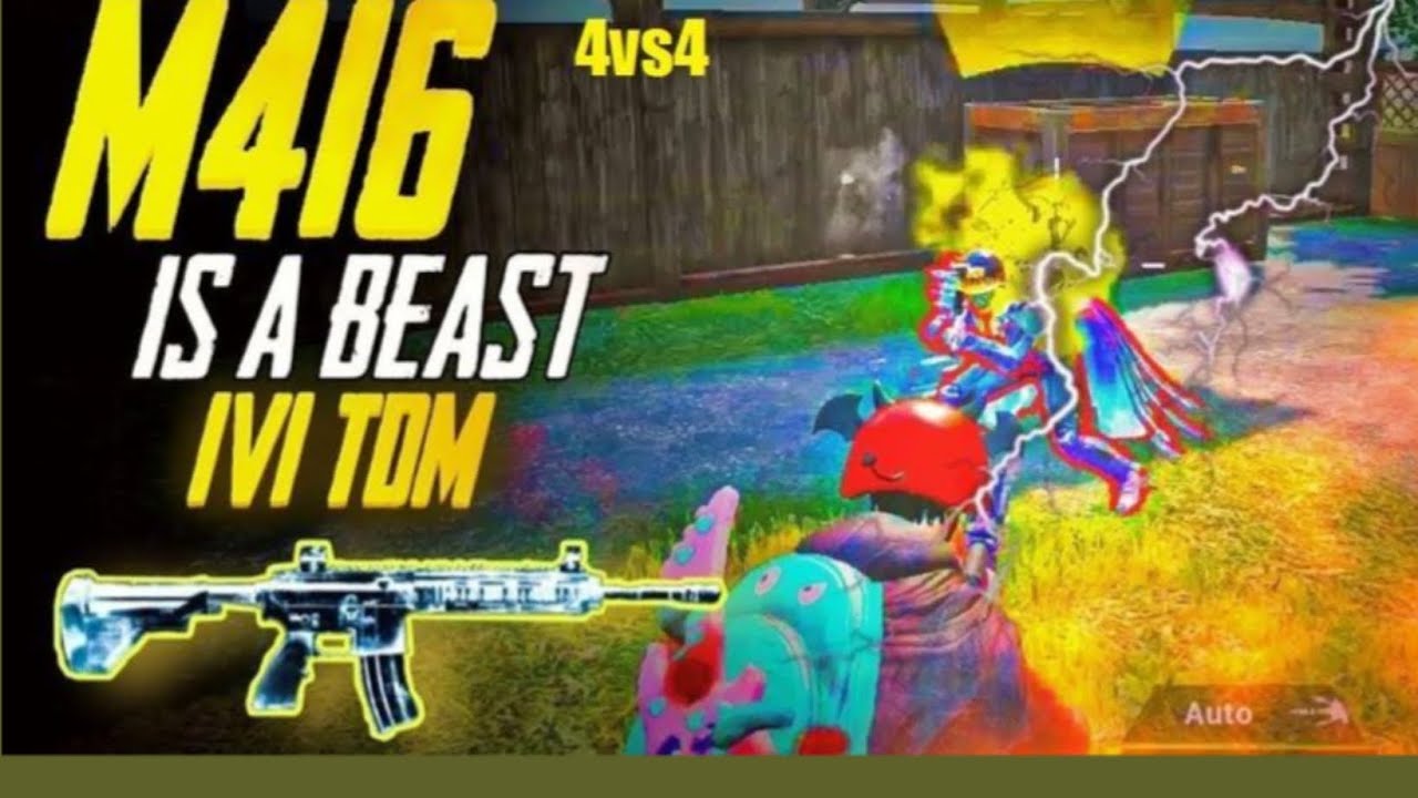 M416 IS BEST 1VS1 TDM 😈 Challenge match 😈 TikTok  KAR PLAYER 😈#foryou 