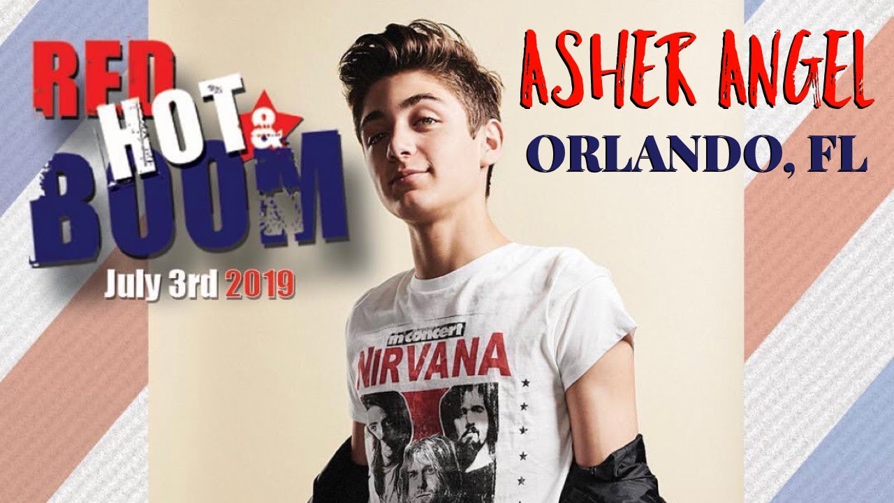 Asher Angel - Red Hot & Boom, Orlando Florida - July 3, 2019