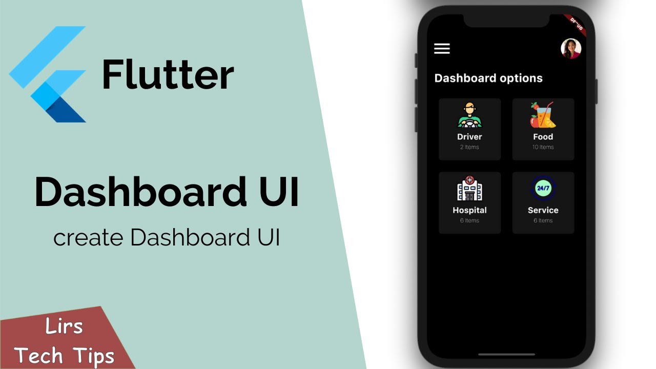 Flutter: Dashboard UI