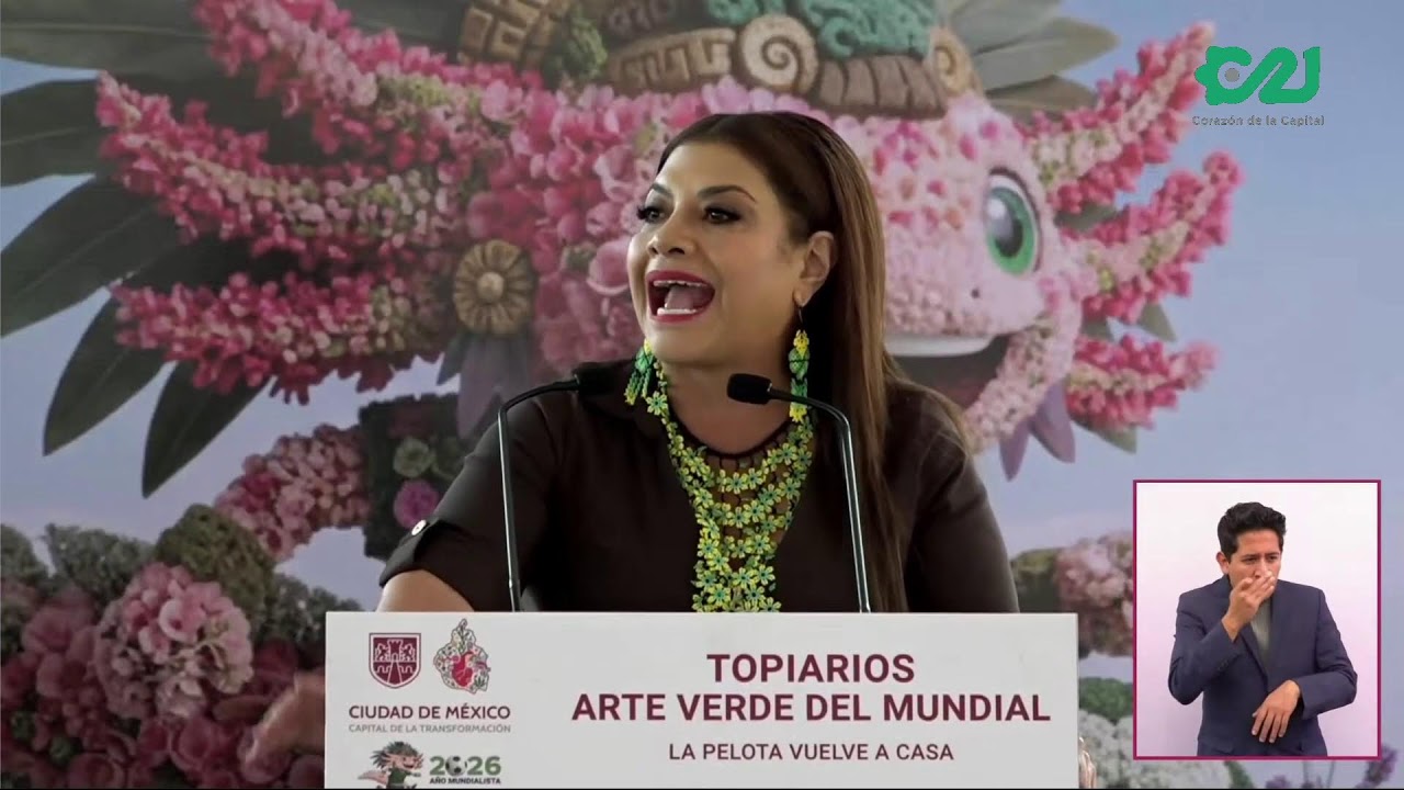 Presentación Topiarios: Arte Verde en el Mundial 2026 en la Ciudad de México | Capital 21