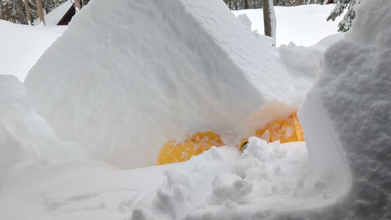 Day 6 - Blizzard of '24 - Final Bust Out of Snow at Serene Lakes, Donner Pass, California - March 5