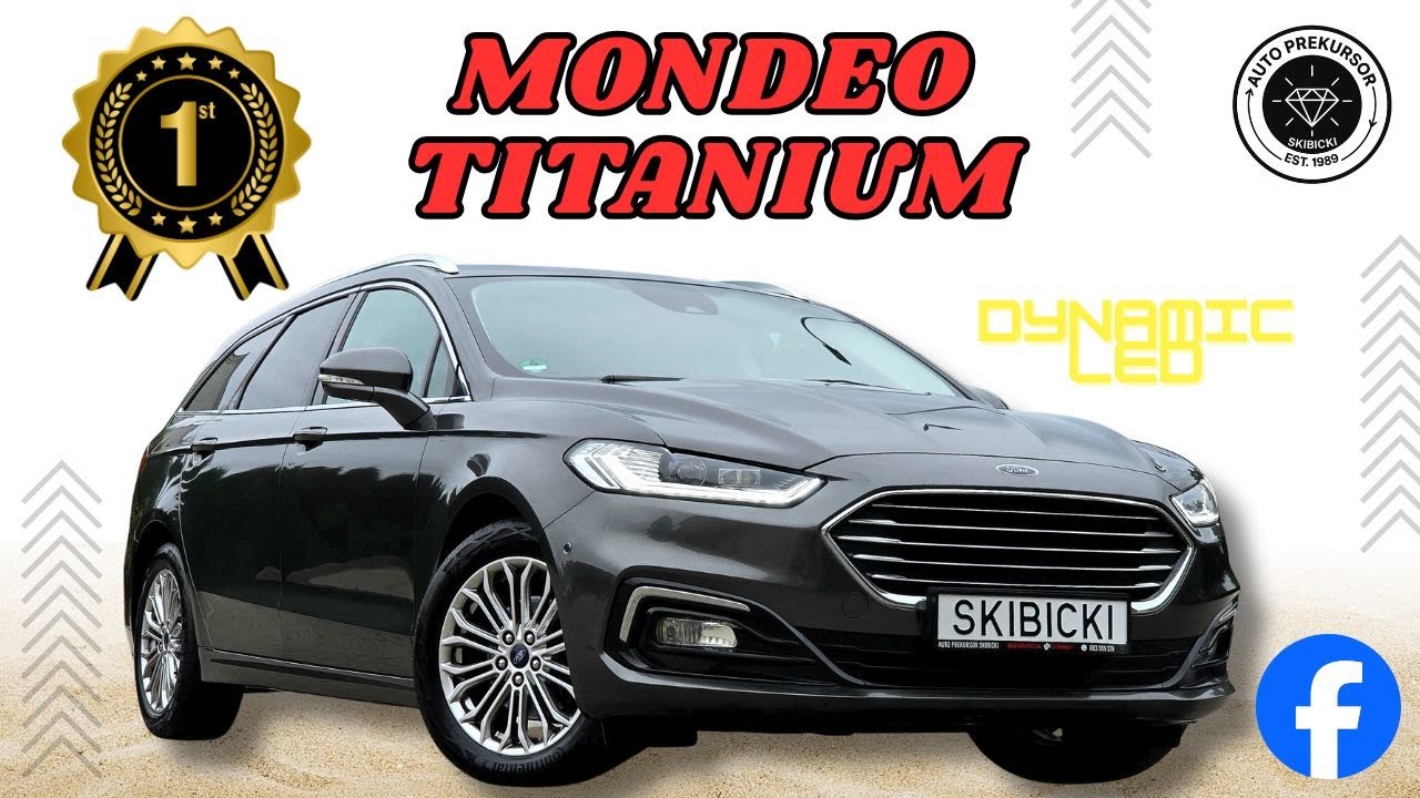 Ford Mondeo 2.0 * Titanium * 2019 * DYNAMIC LED * 190KM