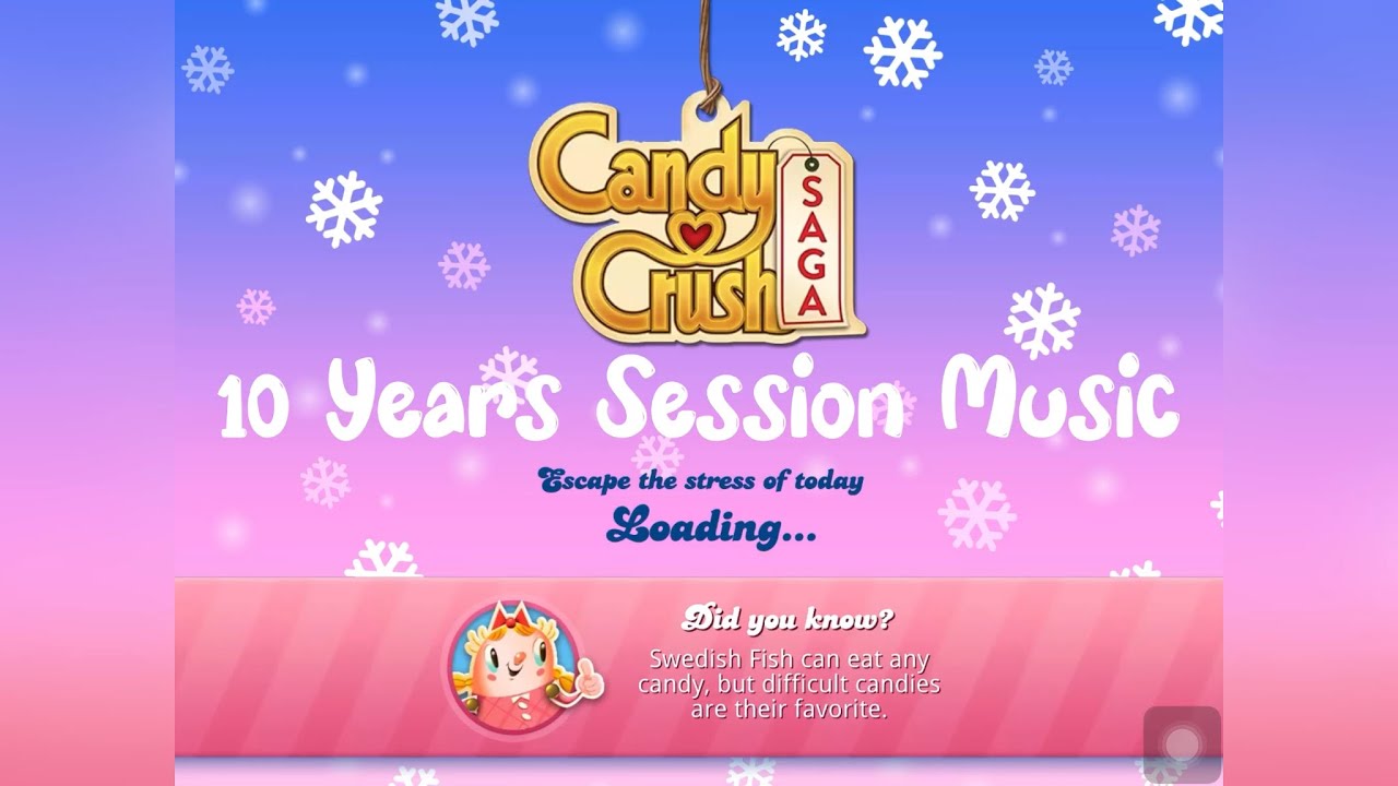 Candy Crush Saga Soundtrack - 10 Years Session Music OST - Winter Season