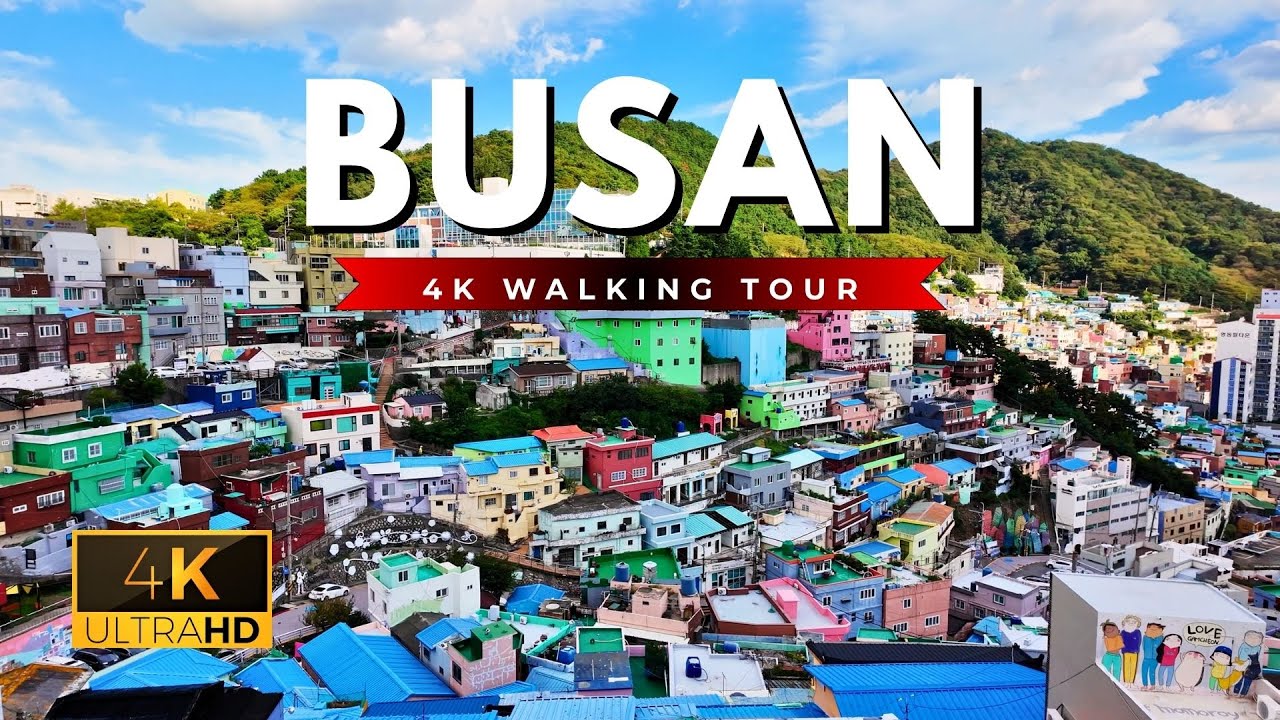 Gamcheon Culture Village Walk | Busan, South Korea 4K