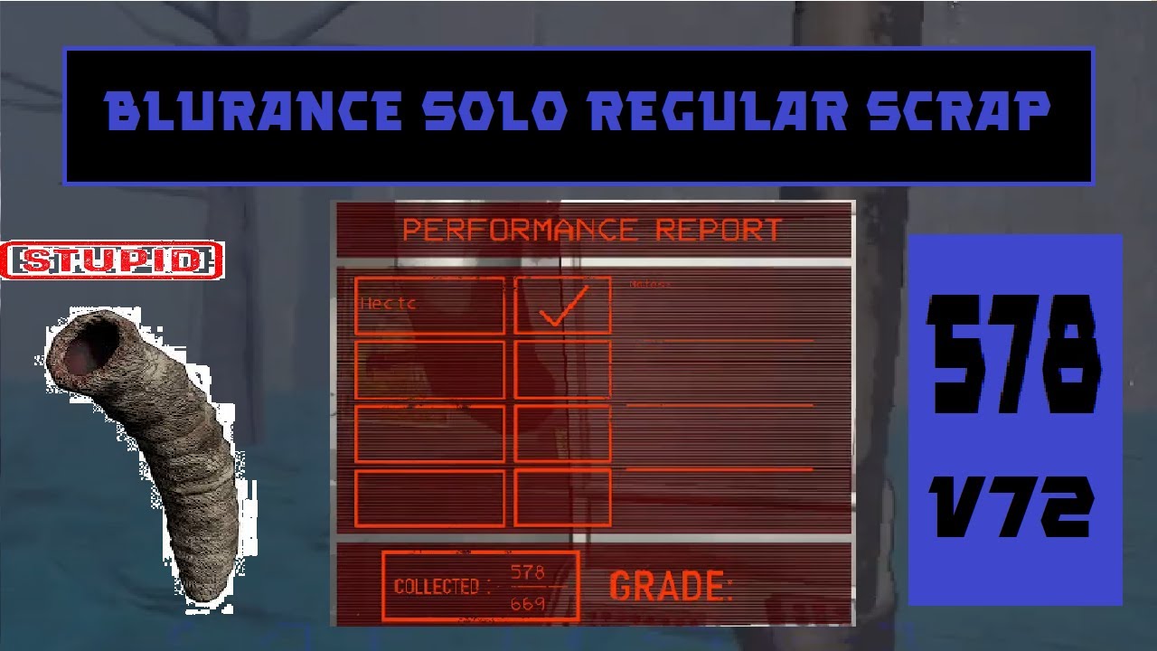 Blurance 578 Equipmentless V72 Regular Scrap