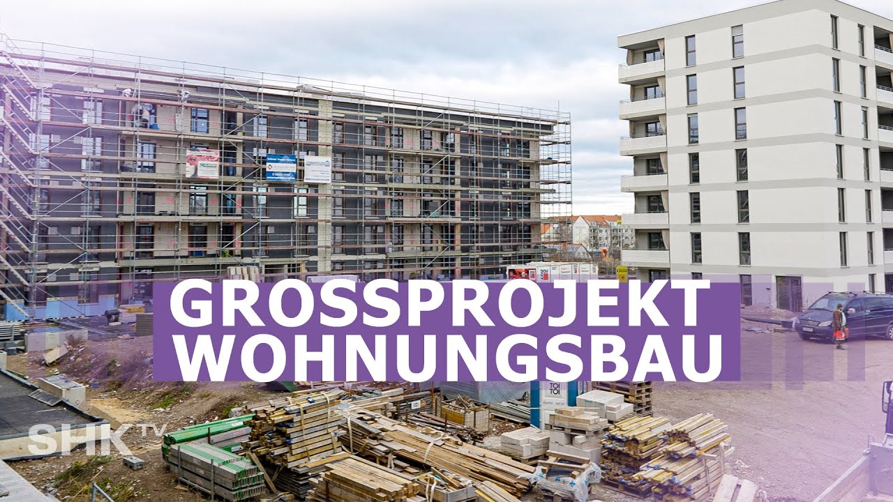 Großprojekt in Erfurt – Entwässerung von 460 Wohnungen mit Geberit | SHK-TV Reportage