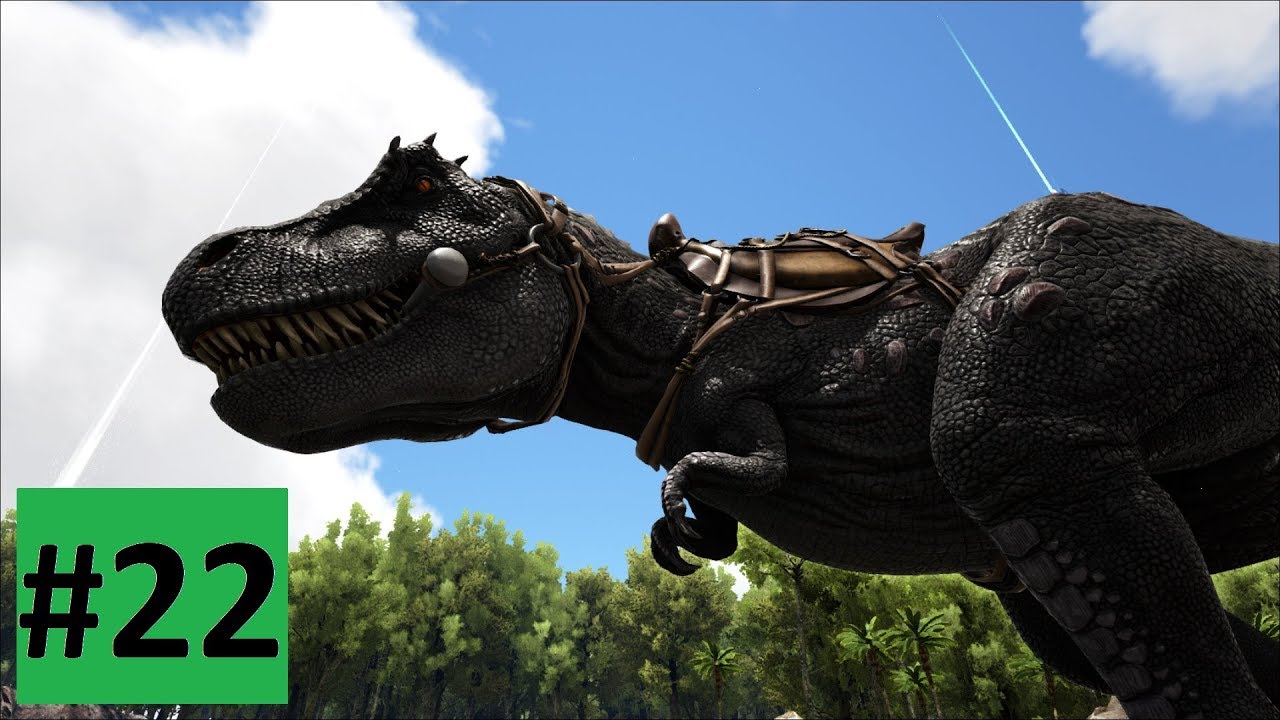 Укрощение жгучей брюнетки! Приручаю Рекса (T-Rex) - АРК Сурвайвал Эволв выживание (2018) #22